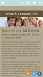 Mobile Screenshot of dentistbattlecreekmi.com