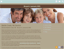 Tablet Screenshot of dentistbattlecreekmi.com